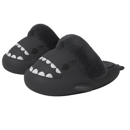 Extra Fur Woman Shark Slides / Men Shark Slides