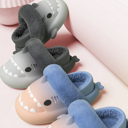 Gradient Fluffy Shark Slides